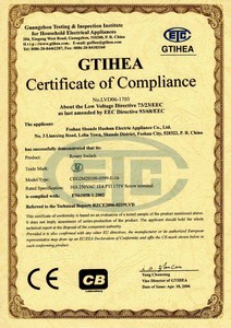 Product certification 005